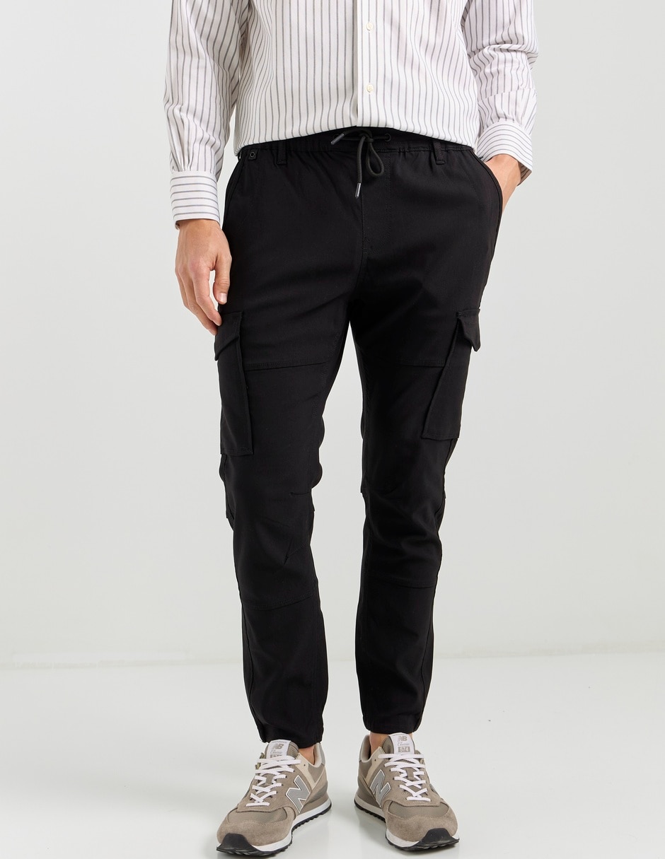 Pantalón cargo skinny para hombre