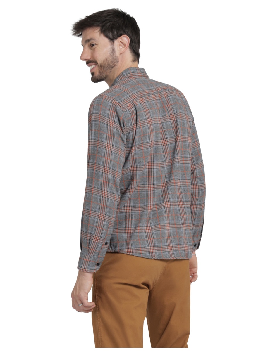 Camisa casual Lee manga larga para hombre