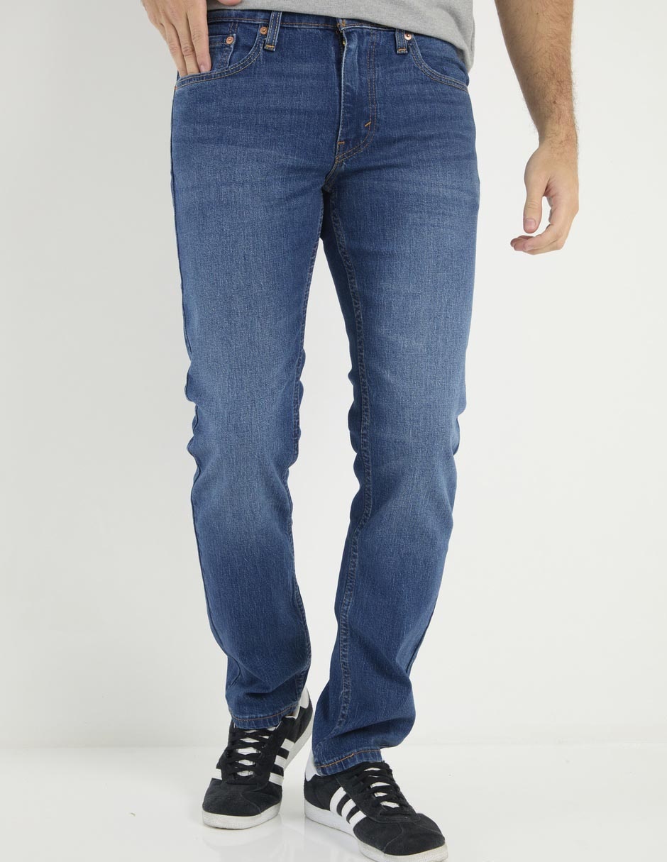 Jeans slim deslavado para hombre 1