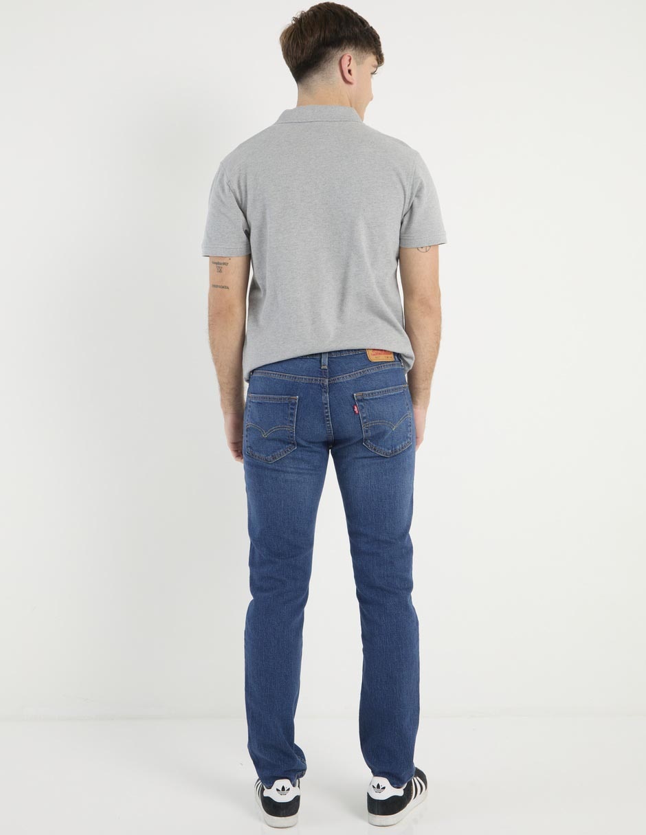Jeans slim deslavado para hombre 5
