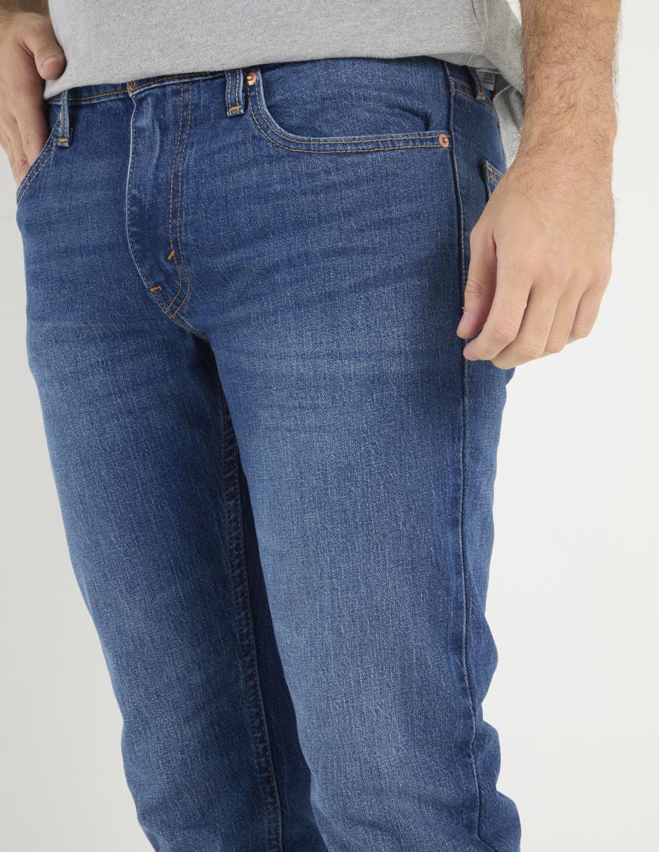 Jeans slim deslavado para hombre 7