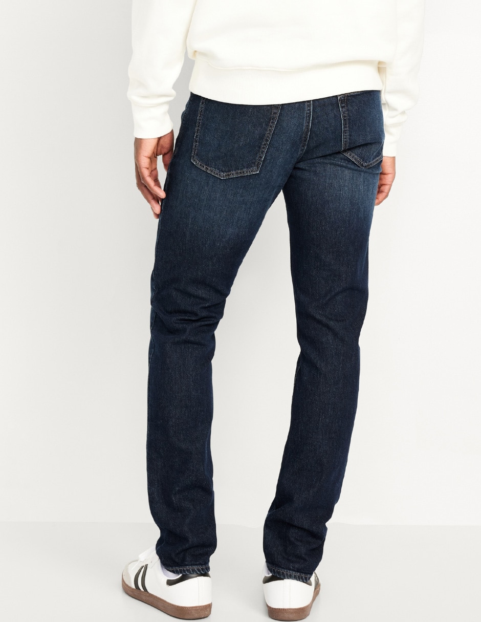 Jeans slim deslavado para hombre