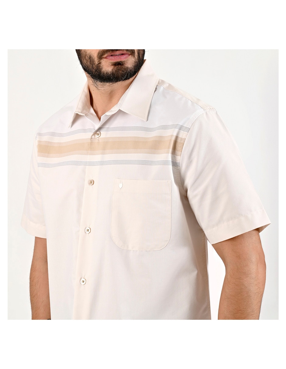 Camisa casual manga corta para hombre 4