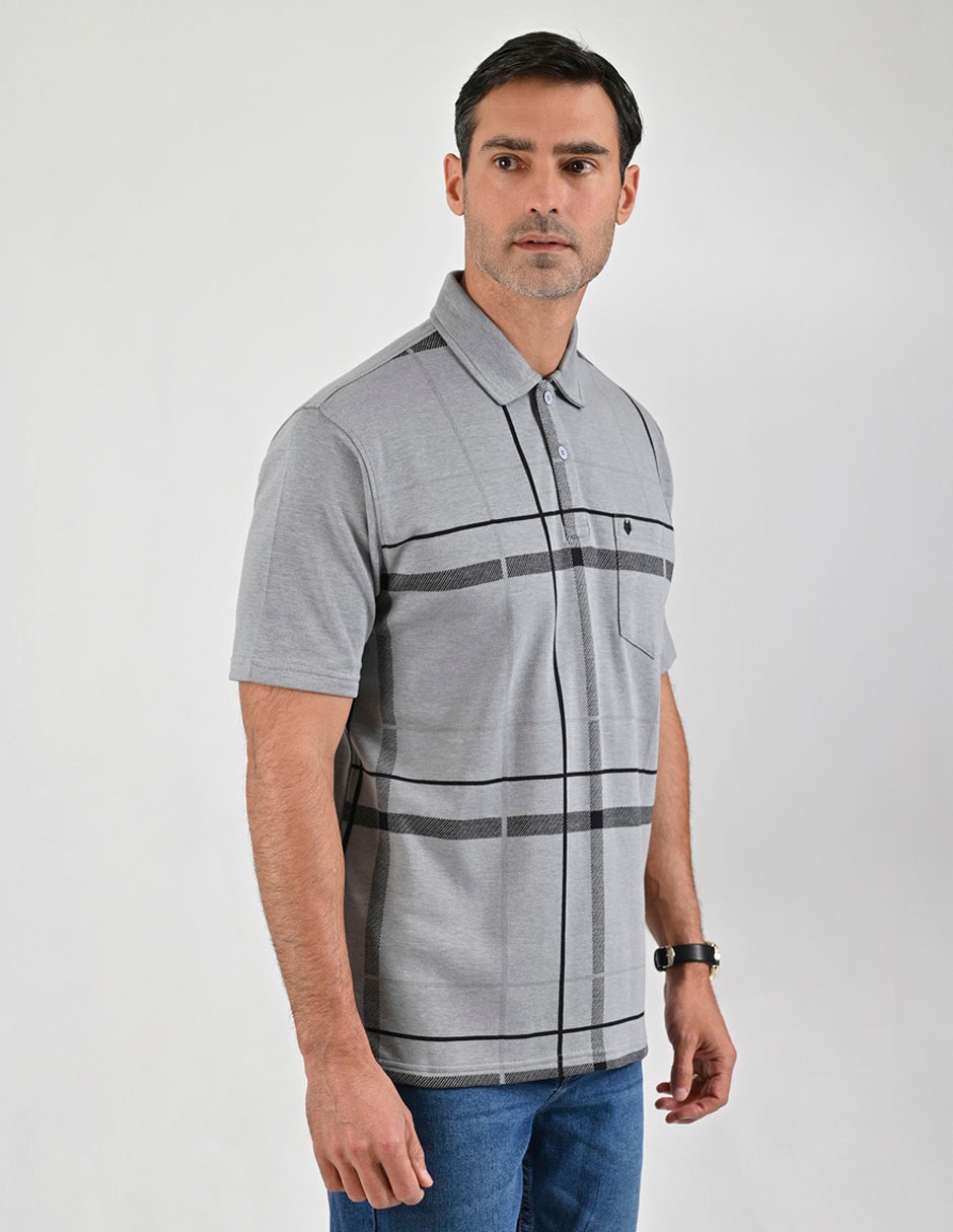 Playera tipo polo Yale para hombre
