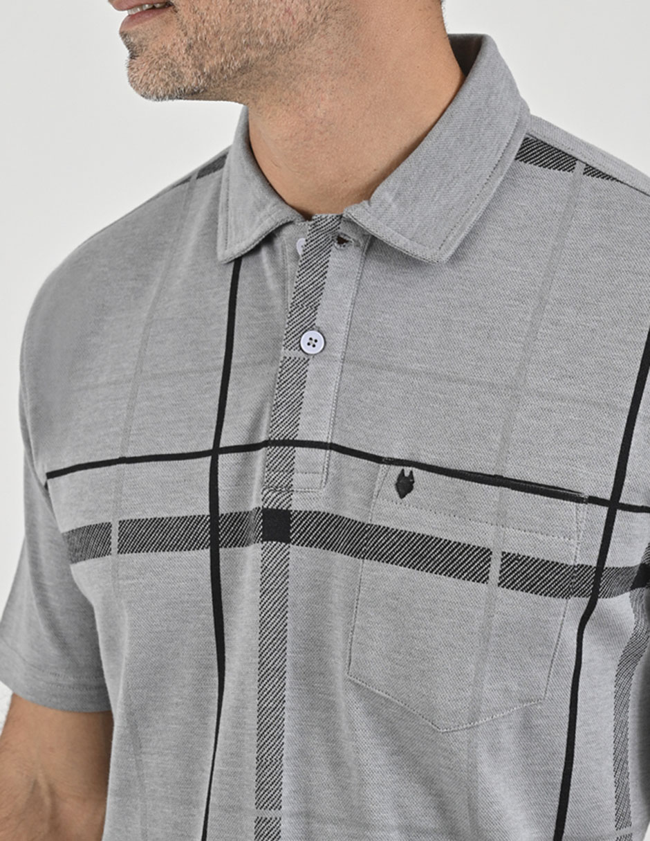 Playera tipo polo Yale para hombre
