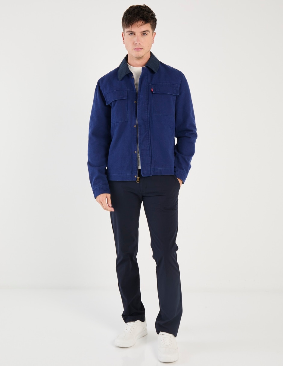 Chamarra bomber con bolsillos para hombre