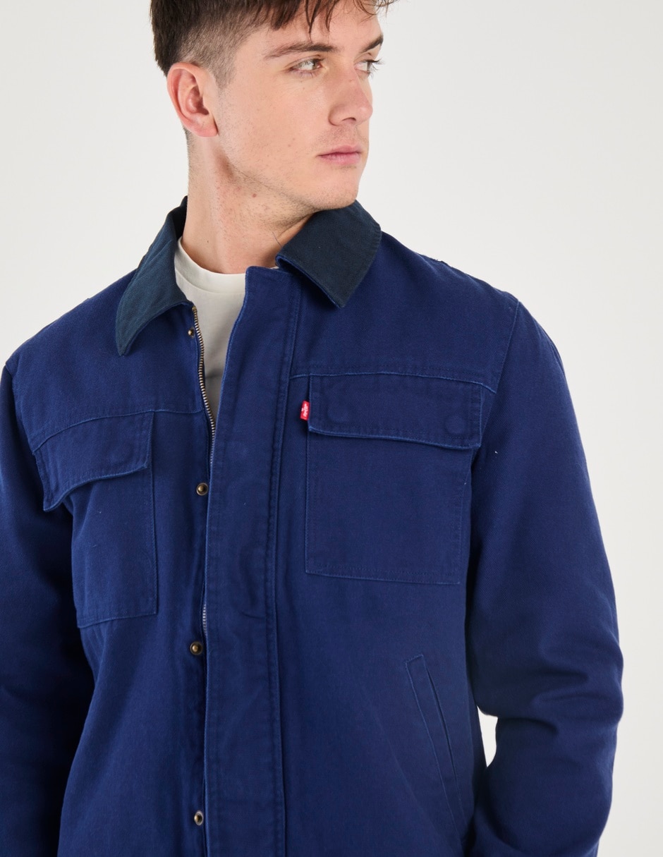 Chamarra bomber con bolsillos para hombre