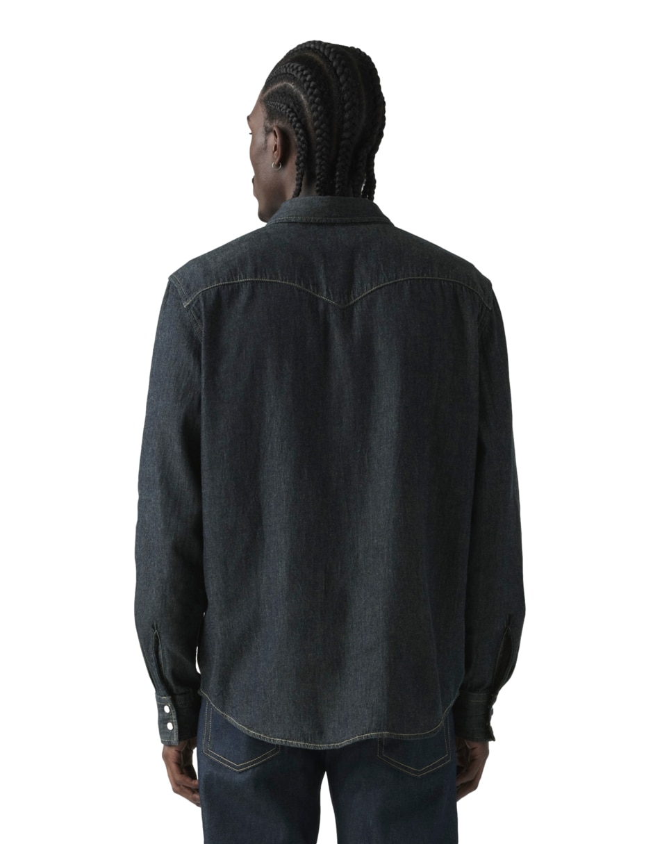 Camisa casual Levi´S de algodón manga larga para hombre