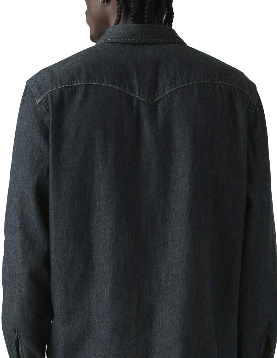 Camisa casual Levi´S de algodón manga larga para hombre