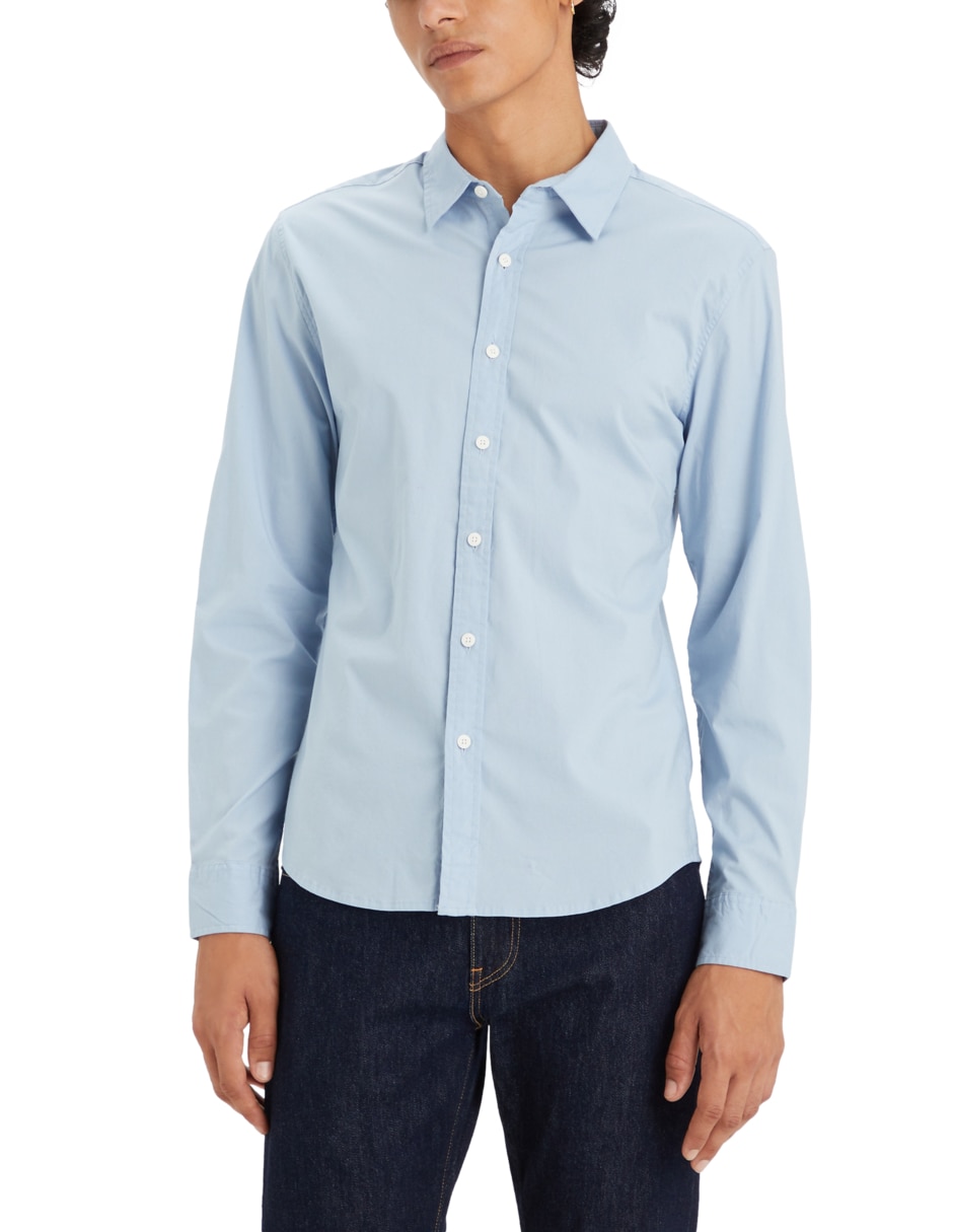 Camisa casual Levi's de algodón manga larga para hombre