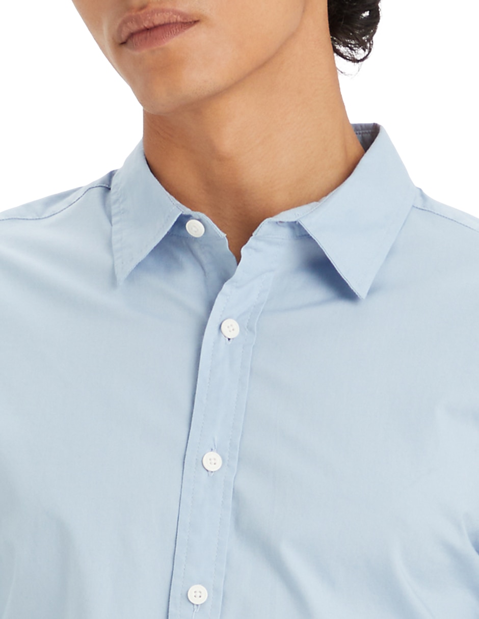 Camisa casual Levi's de algodón manga larga para hombre