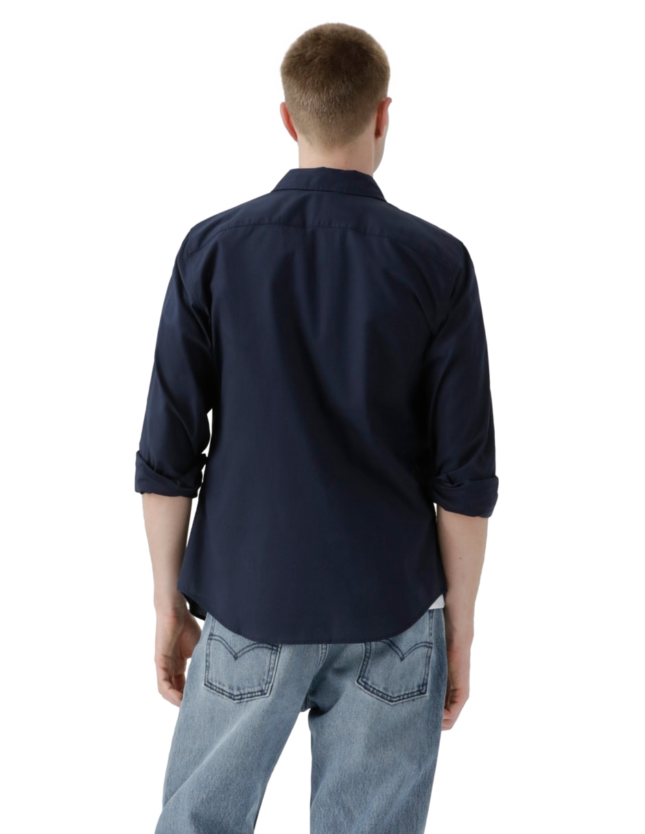 Camisa casual Levi´S de algodón manga larga para hombre