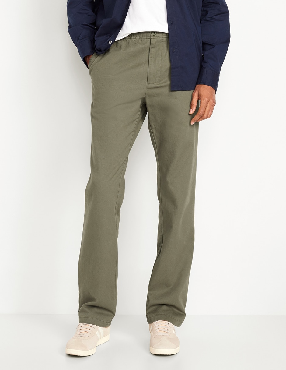 Pantalón chino regular de algodón para hombre Pantalón chino regular de algodón para hombre