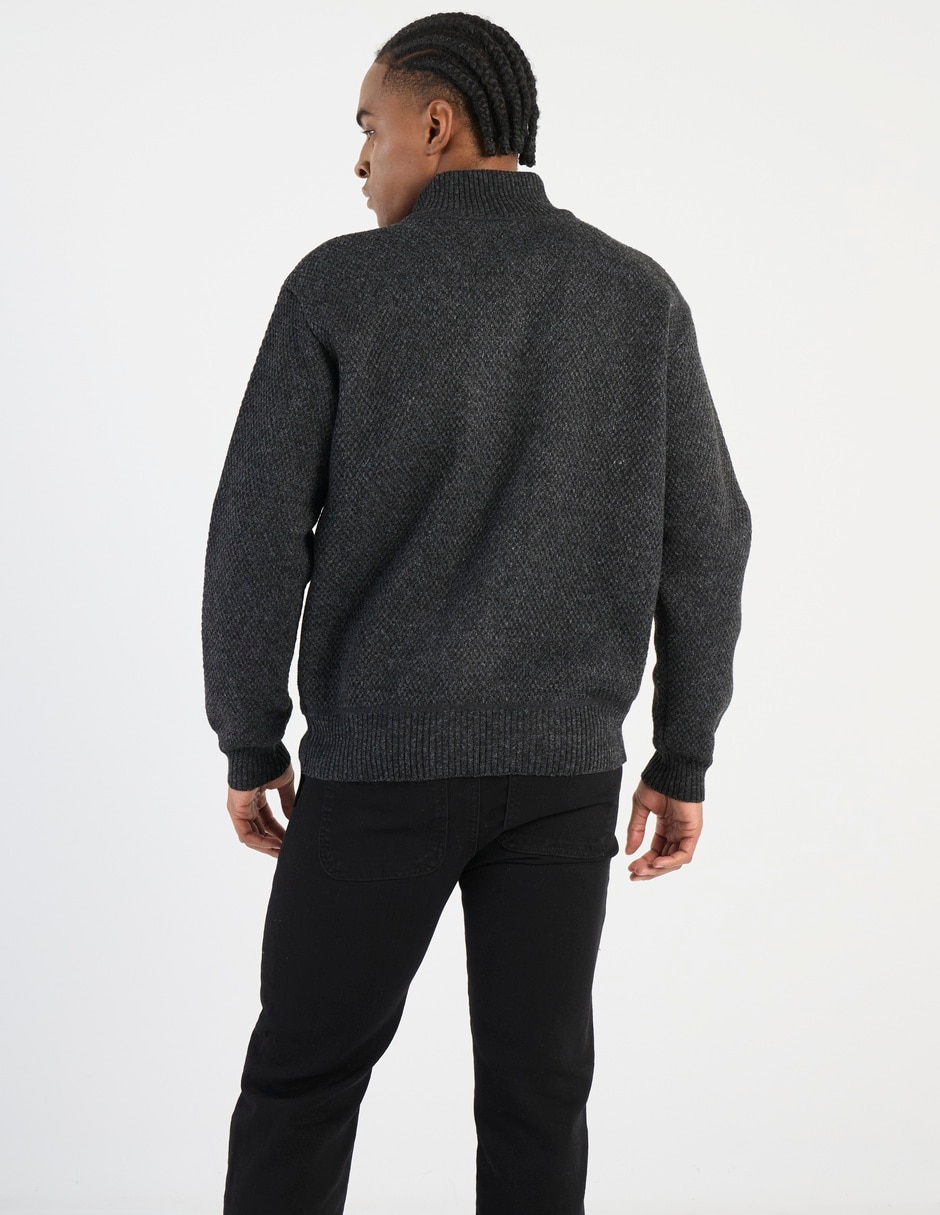 Suéter cuello alto para hombre 2