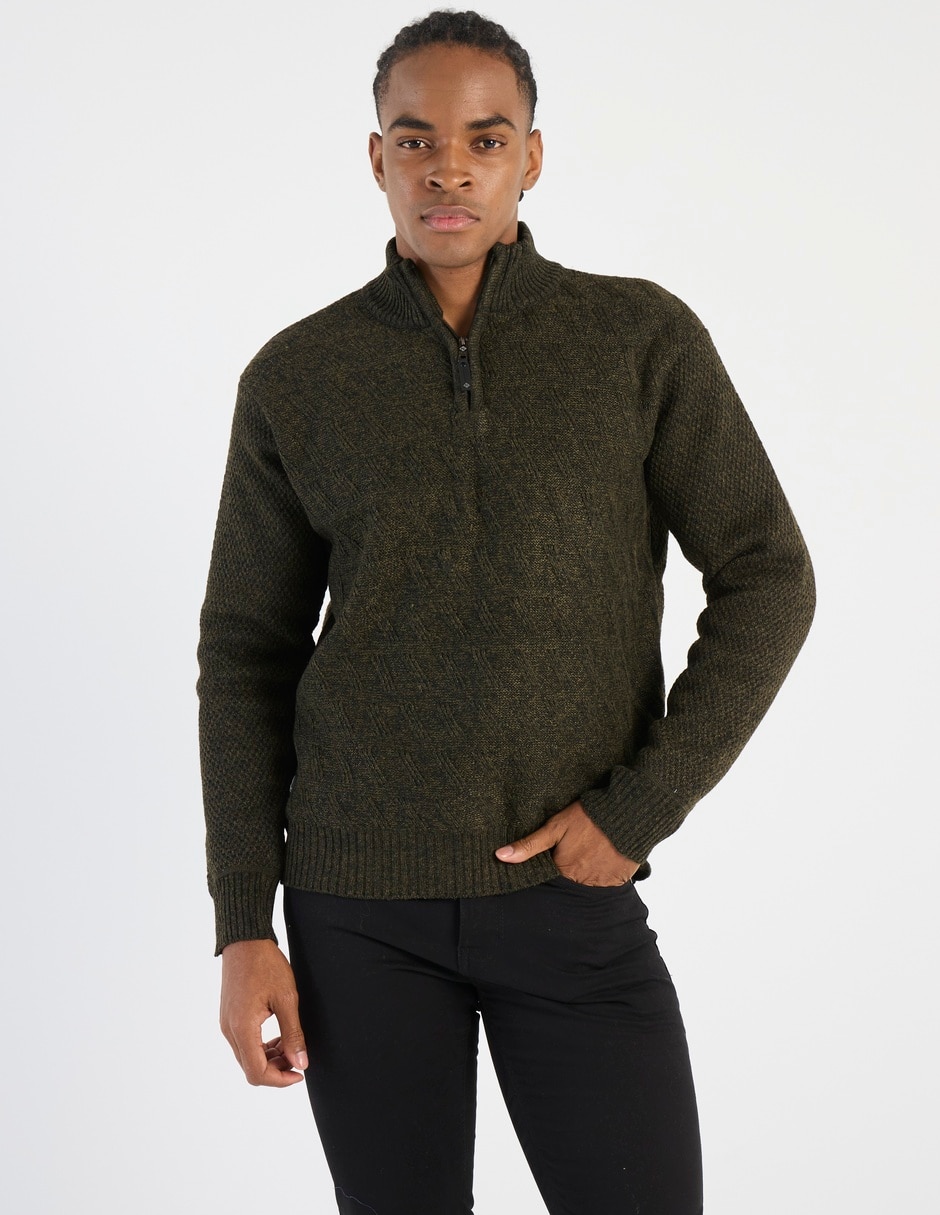 Suéter cuello alto para hombre