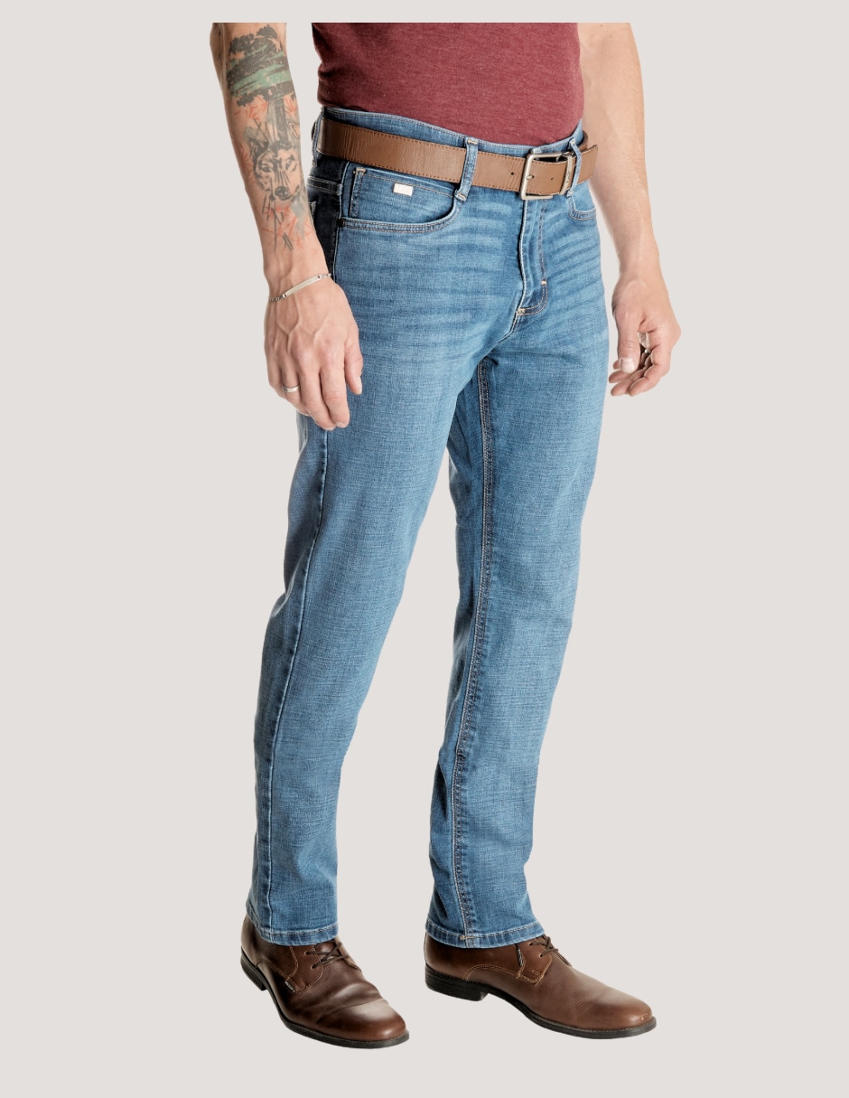 Jeans slim Lee deslavado para hombre