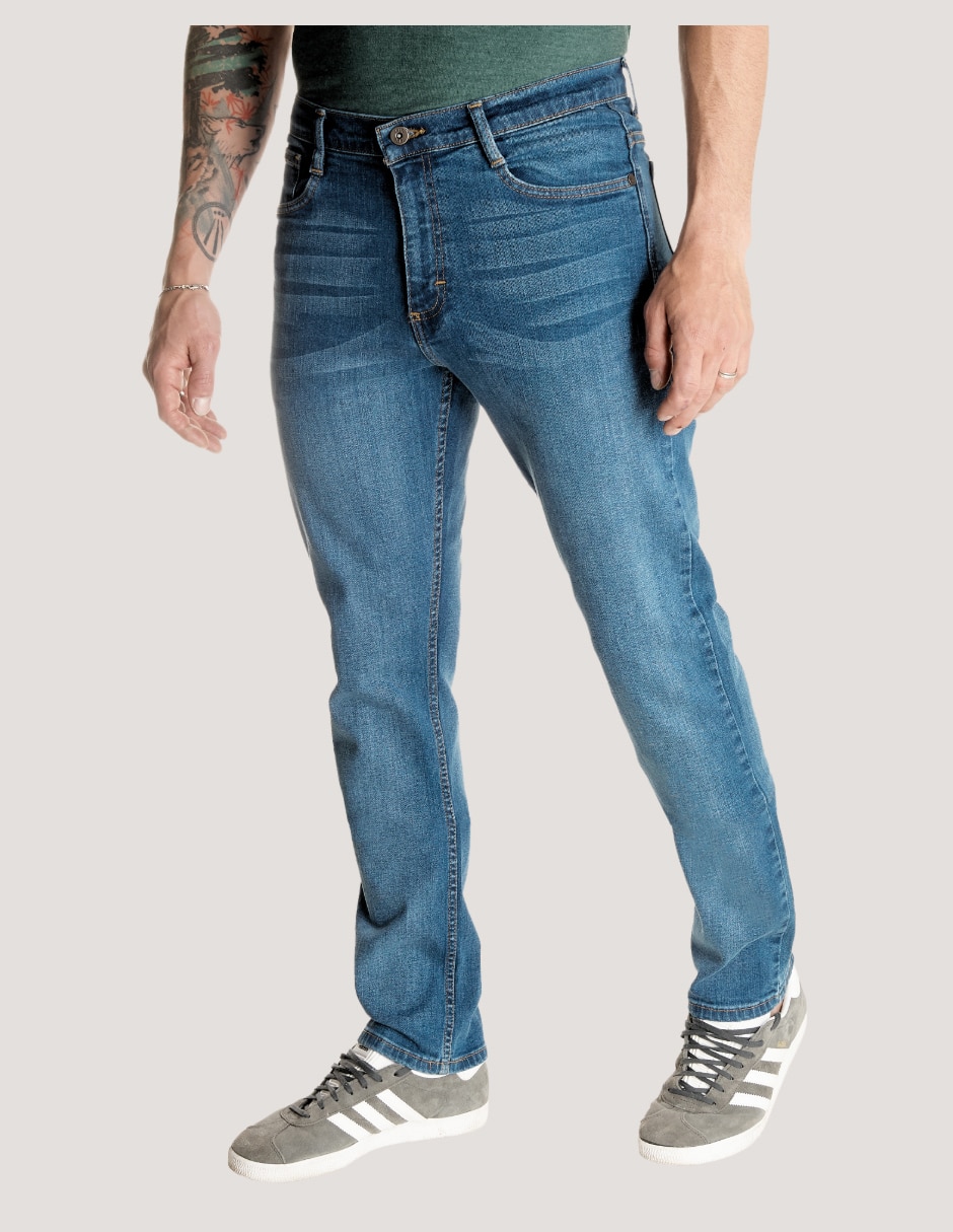 Jeans straight para hombre 6