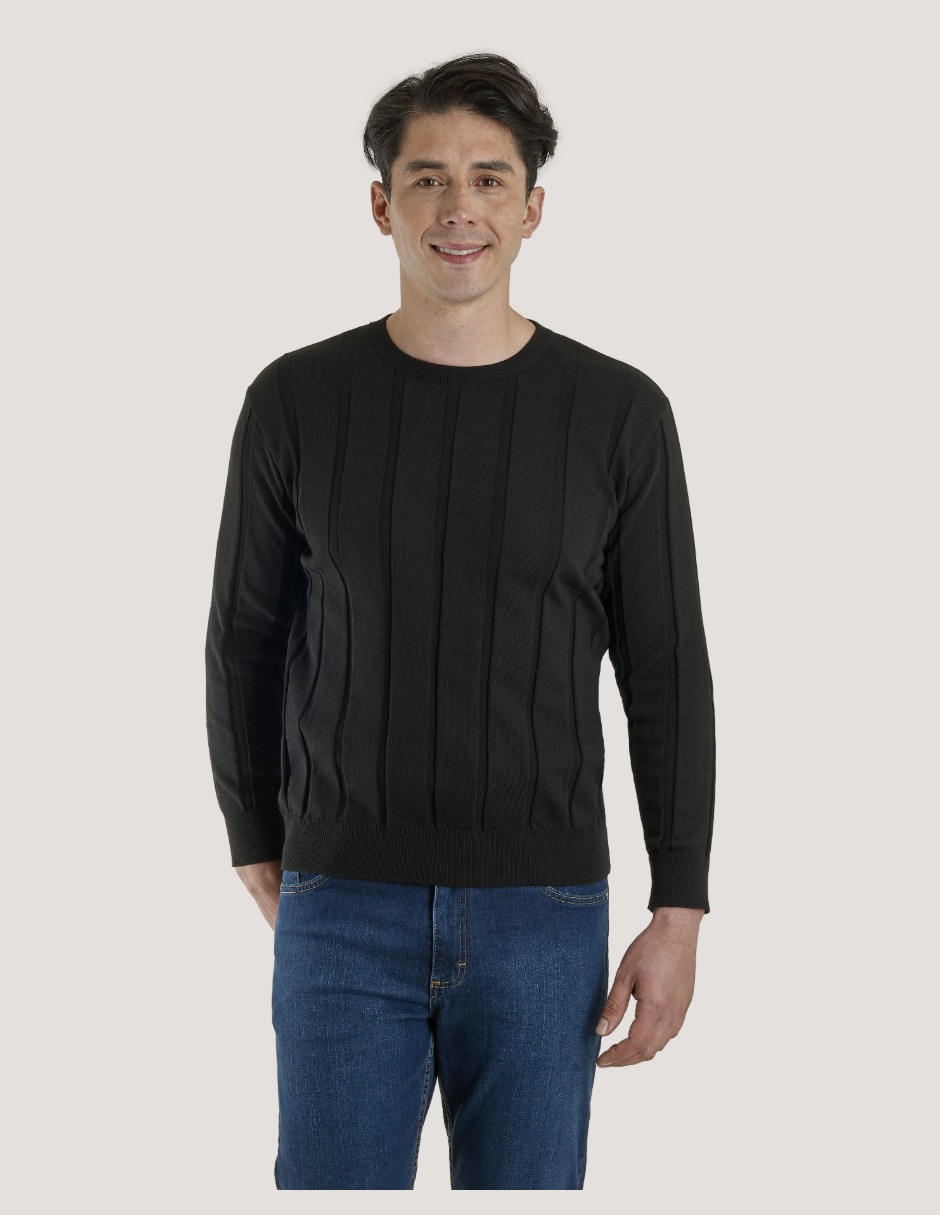 Suéter cuello redondo para hombre Suéter cuello redondo para hombre
