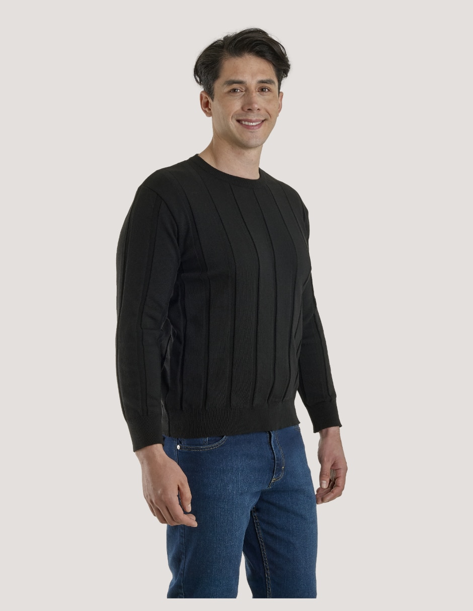 Suéter cuello redondo para hombre 4