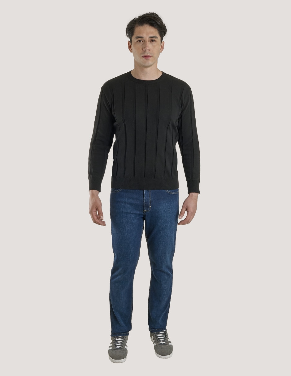 Suéter cuello redondo para hombre 3
