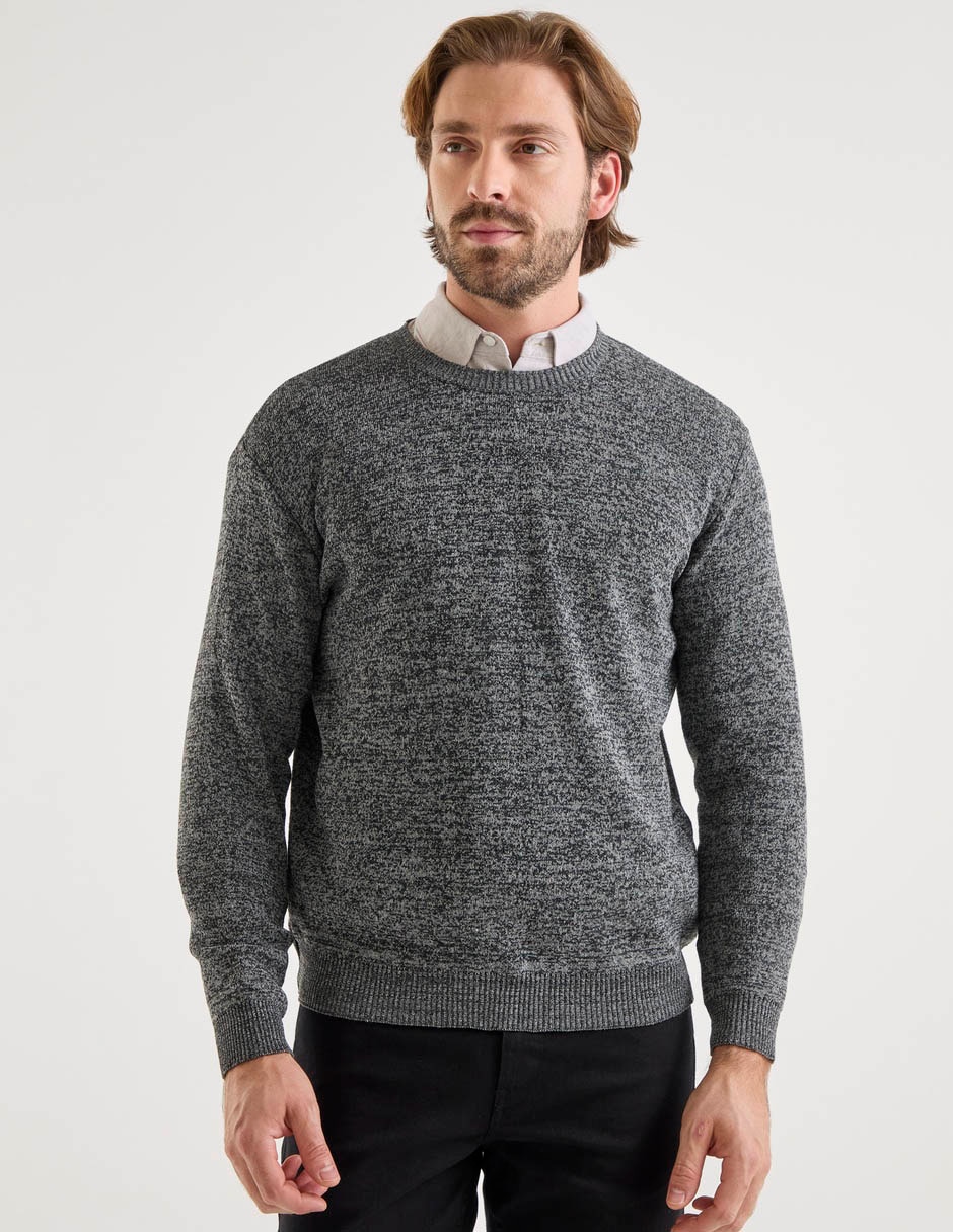 Suéter cuello redondo para hombre Suéter cuello redondo para hombre