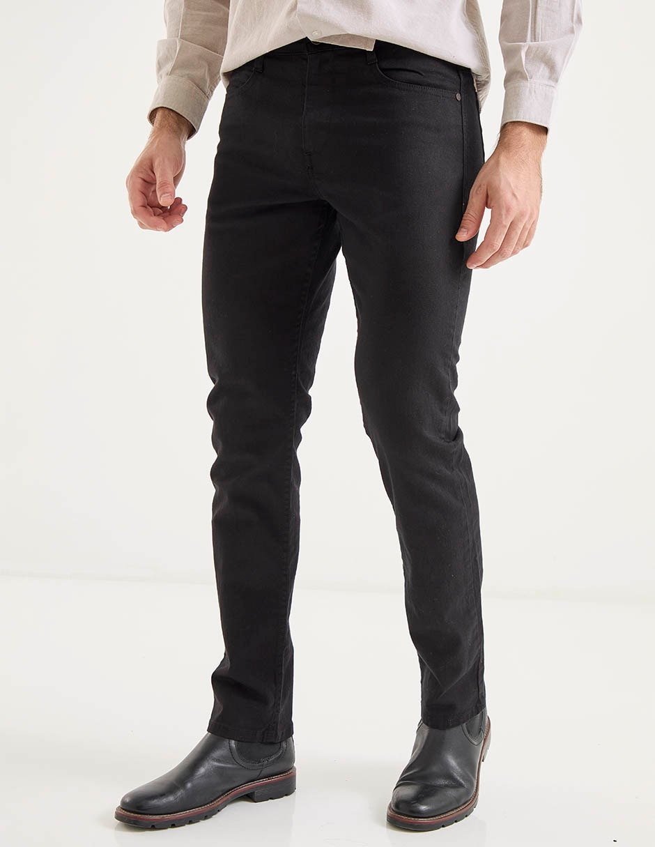 Pantalón slim de algodón para hombre