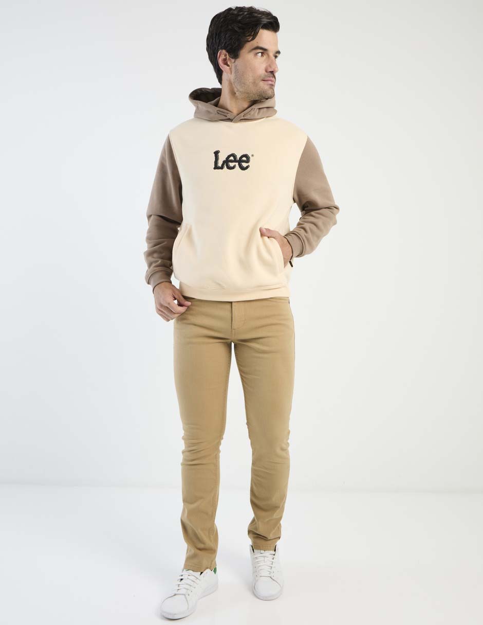 Pantalón casual slim Lee de algodón para hombre