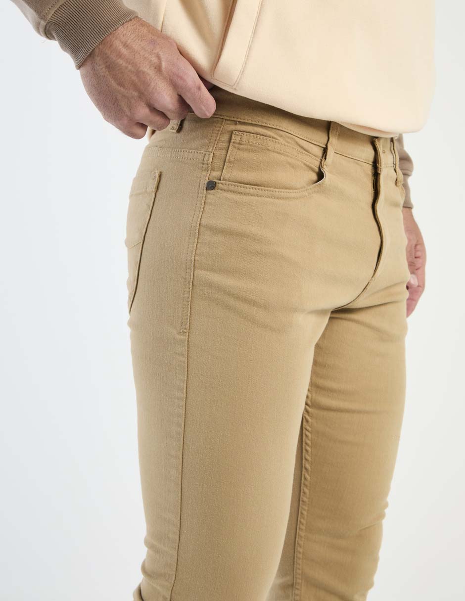Pantalón casual slim Lee de algodón para hombre