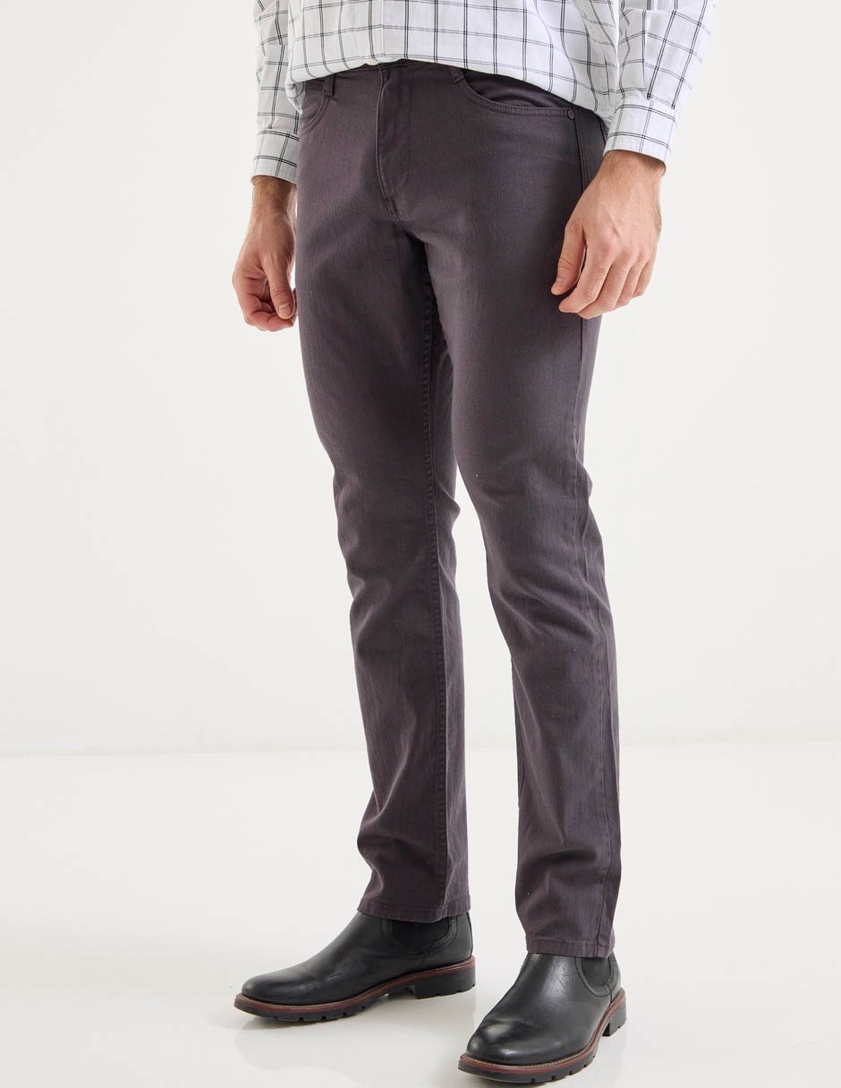 Pantalón casual slim de algodón para hombre Pantalón casual slim de algodón para hombre