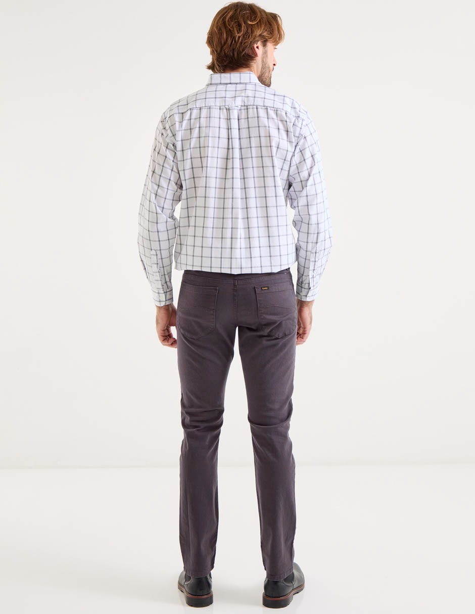 Pantalón casual slim Lee de algodón para hombre