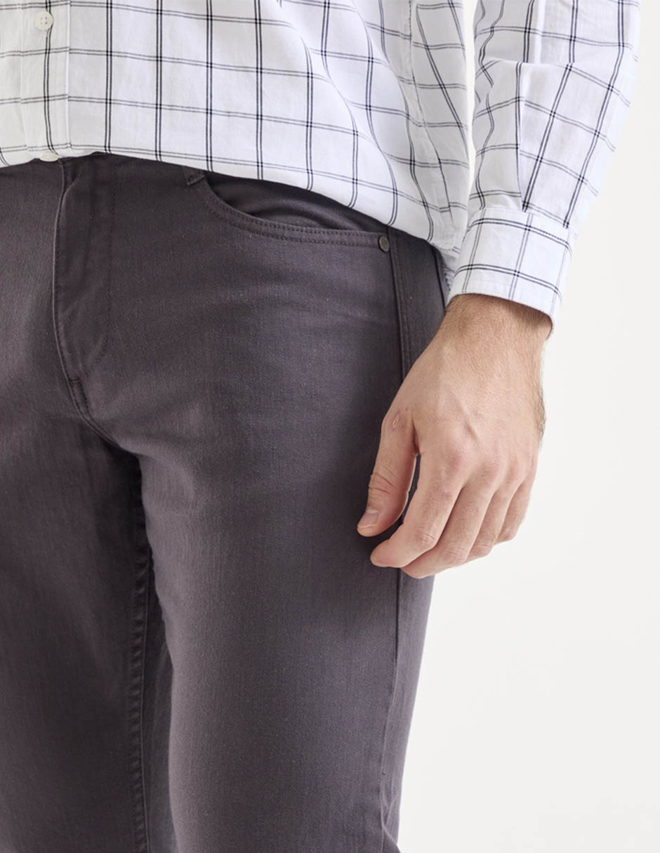Pantalón casual slim Lee de algodón para hombre