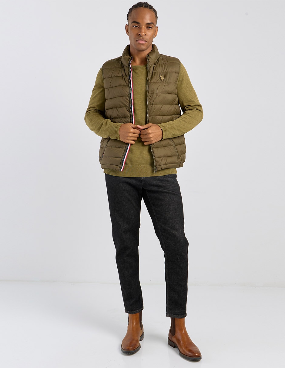 Chaleco Us Polo capitonado para hombre