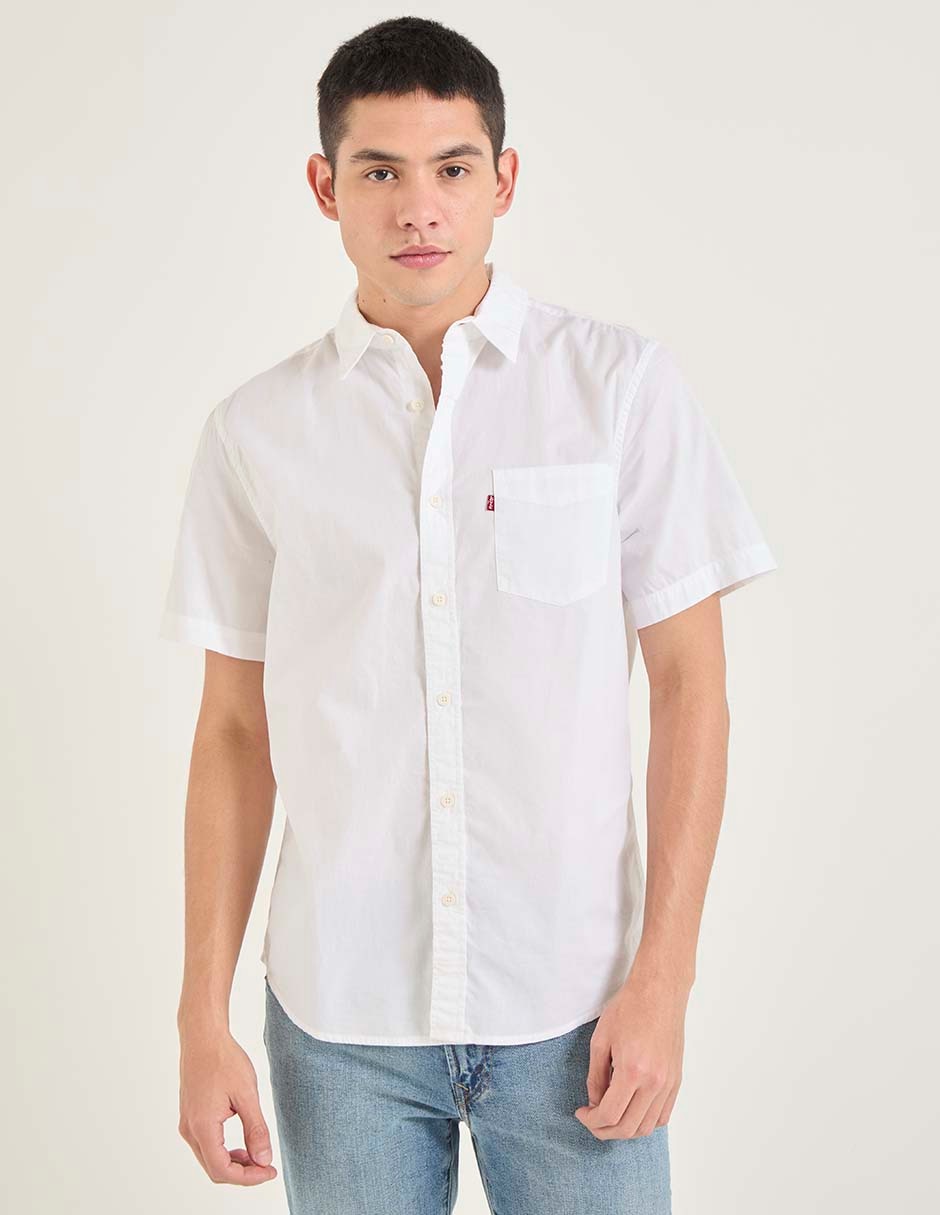 Camisa casual Levi´s de algodón manga corta para hombre
