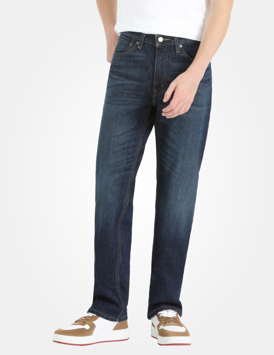 Jeans straight 514 deslavado para hombre 1