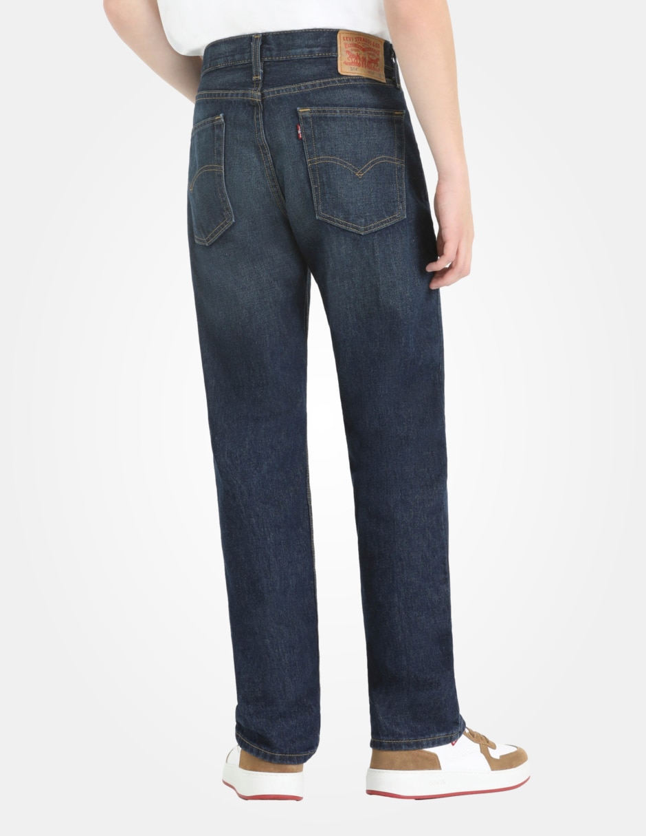 Jeans straight 514 deslavado para hombre 6