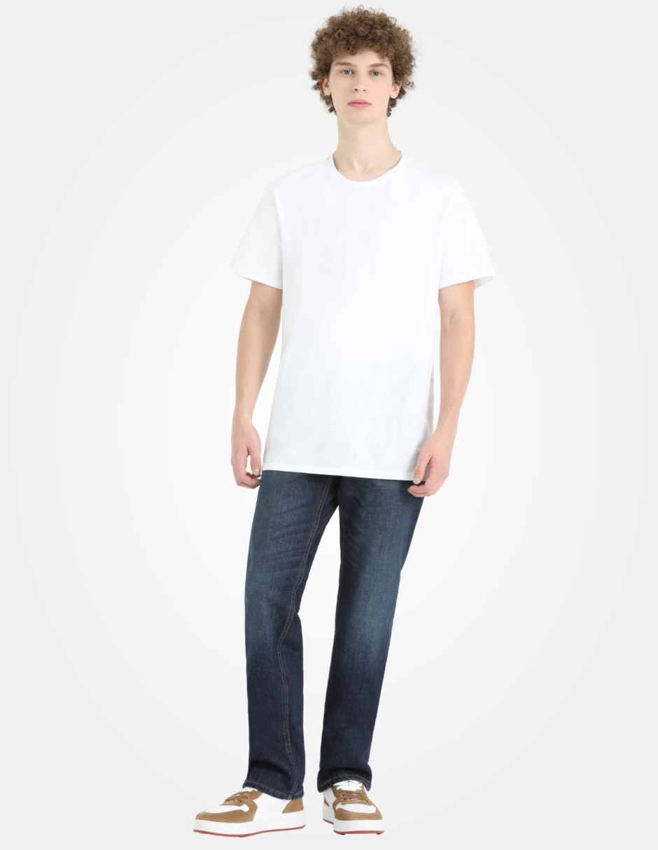 Jeans straight 514 deslavado para hombre 7