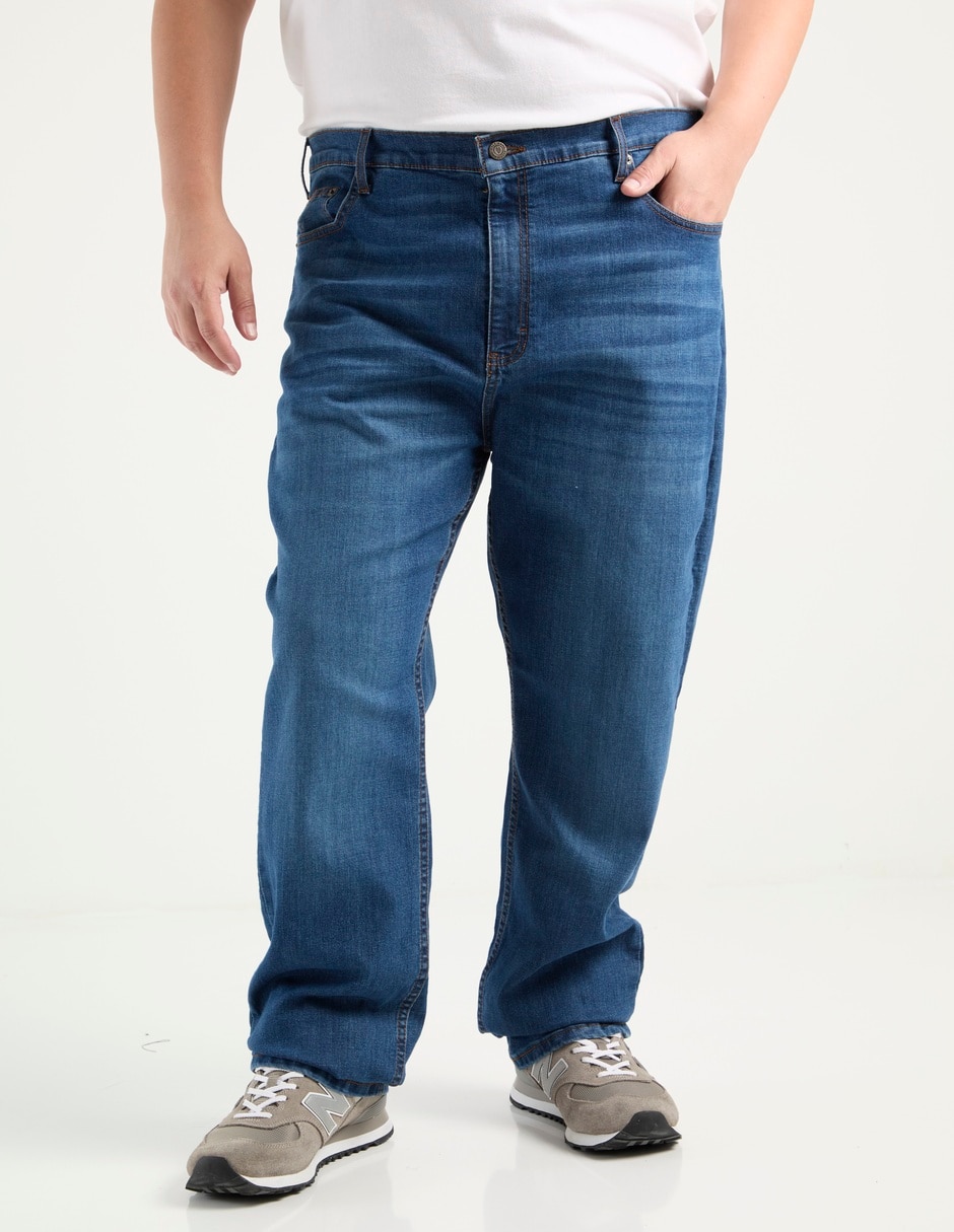 Jeans straight lavado medio para hombre Jeans straight lavado medio para hombre