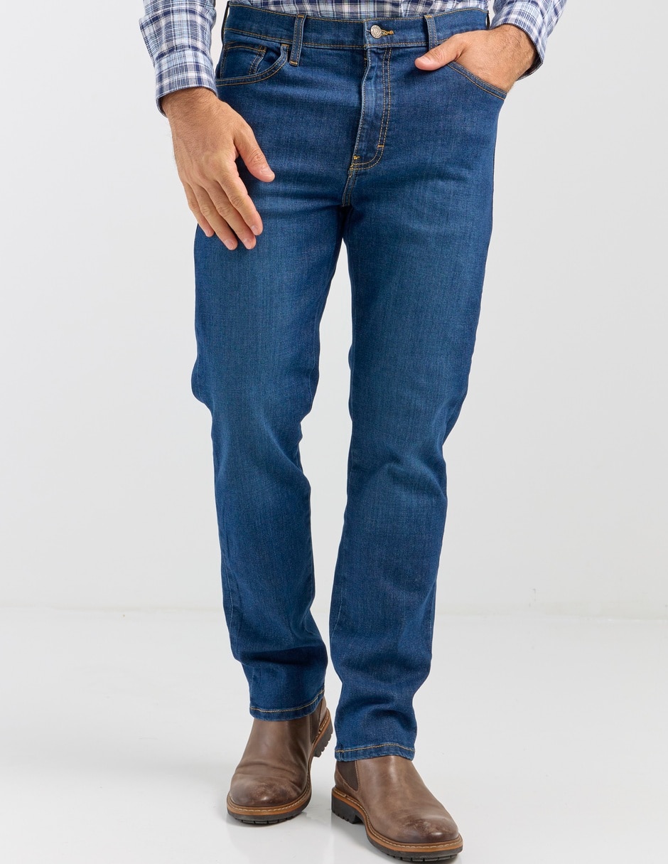 Jeans straight lavado medio para hombre Jeans straight lavado medio para hombre