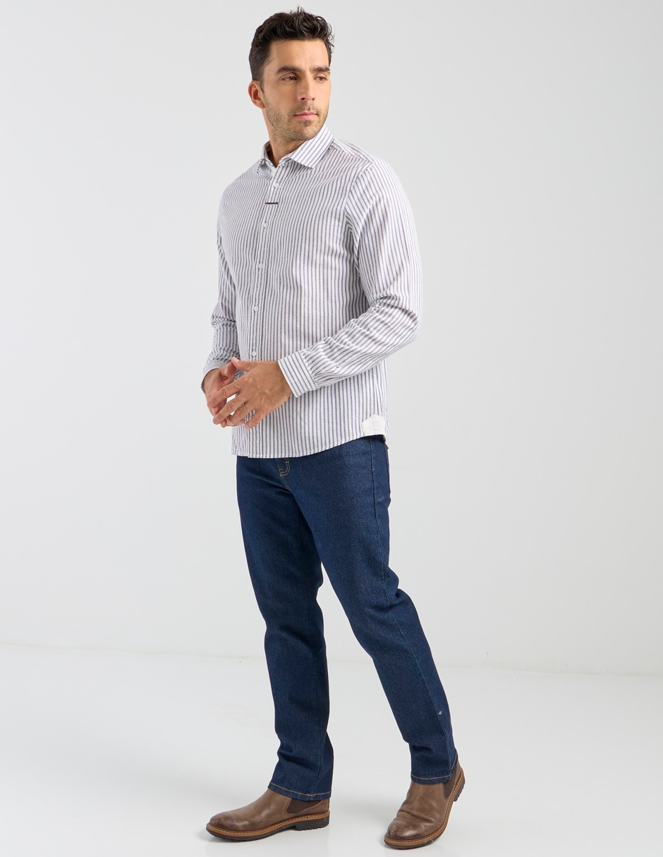 Jeans straight Yale lavado medio para hombre