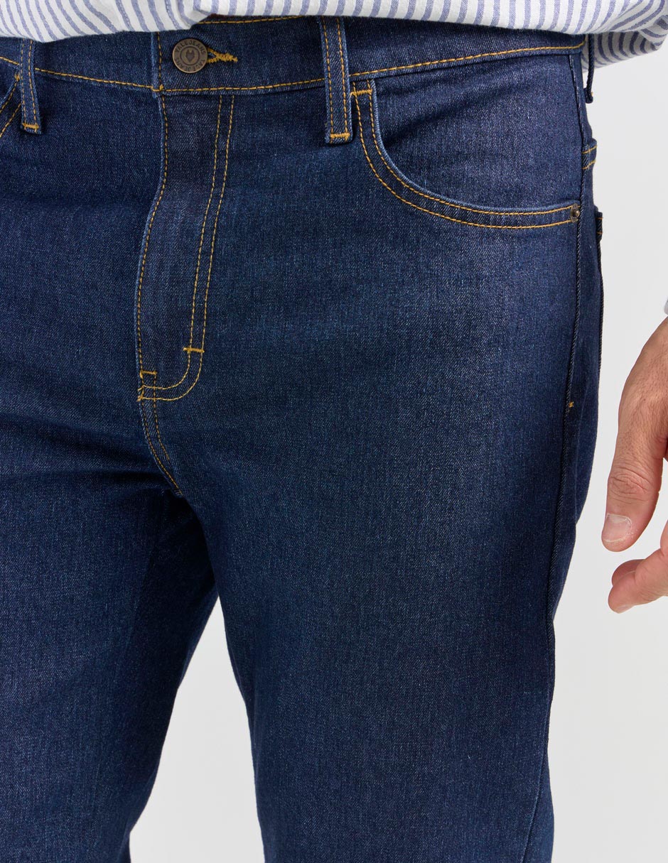 Jeans straight Yale lavado medio para hombre