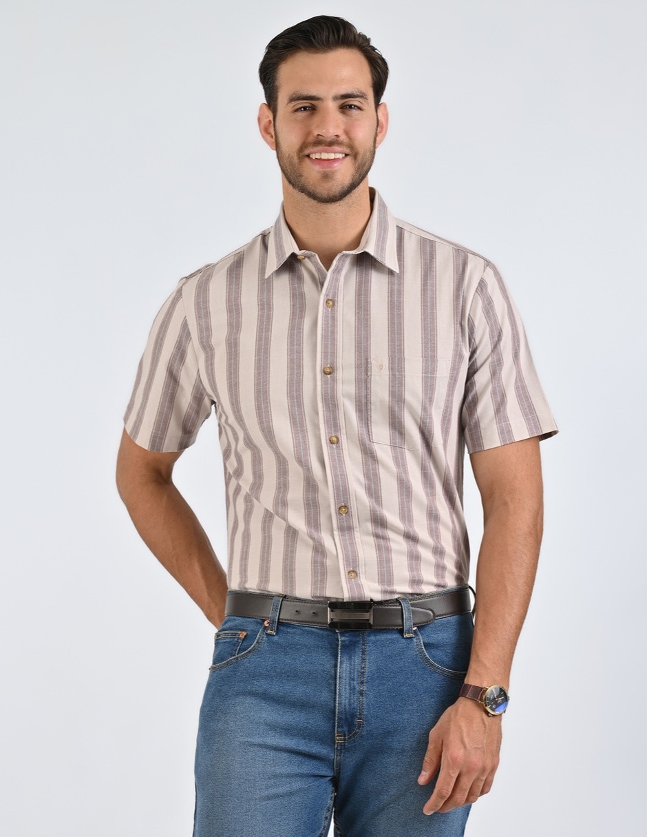 Camisa casual manga corta para hombre Camisa casual manga corta para hombre