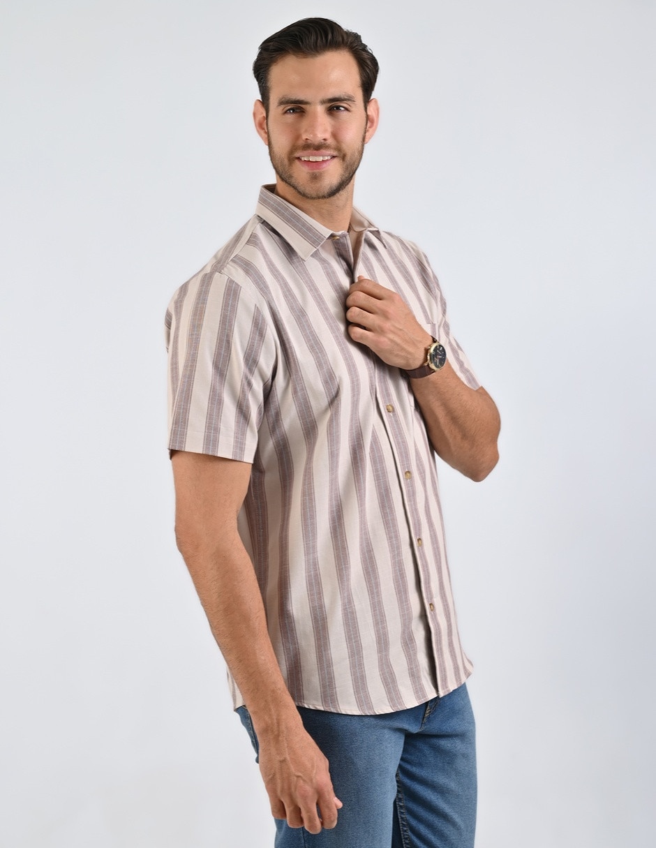 Camisa casual Yale manga corta para hombre