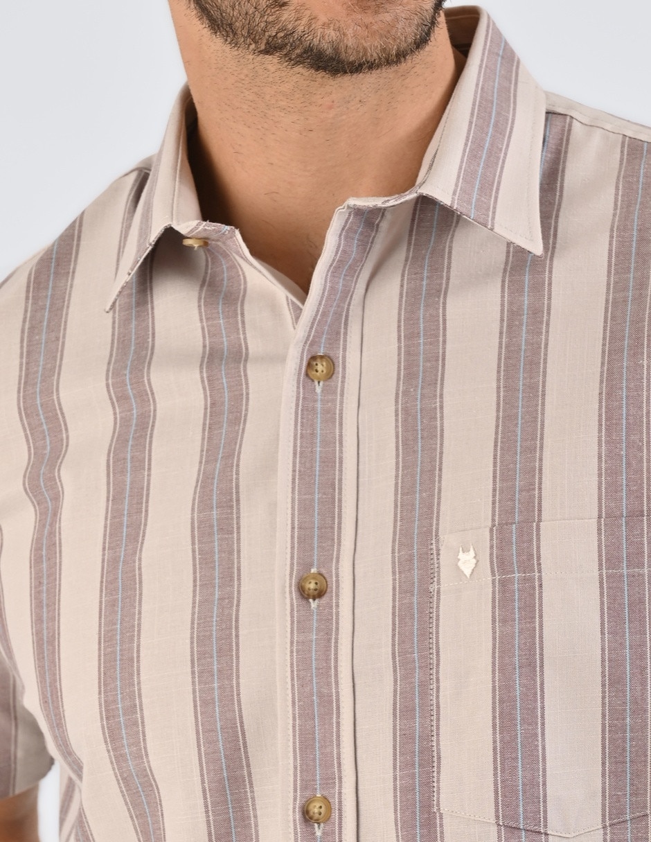 Camisa casual Yale manga corta para hombre