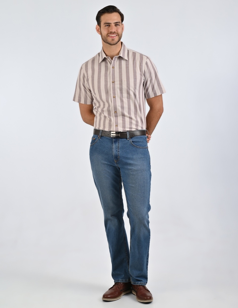 Camisa casual Yale manga corta para hombre