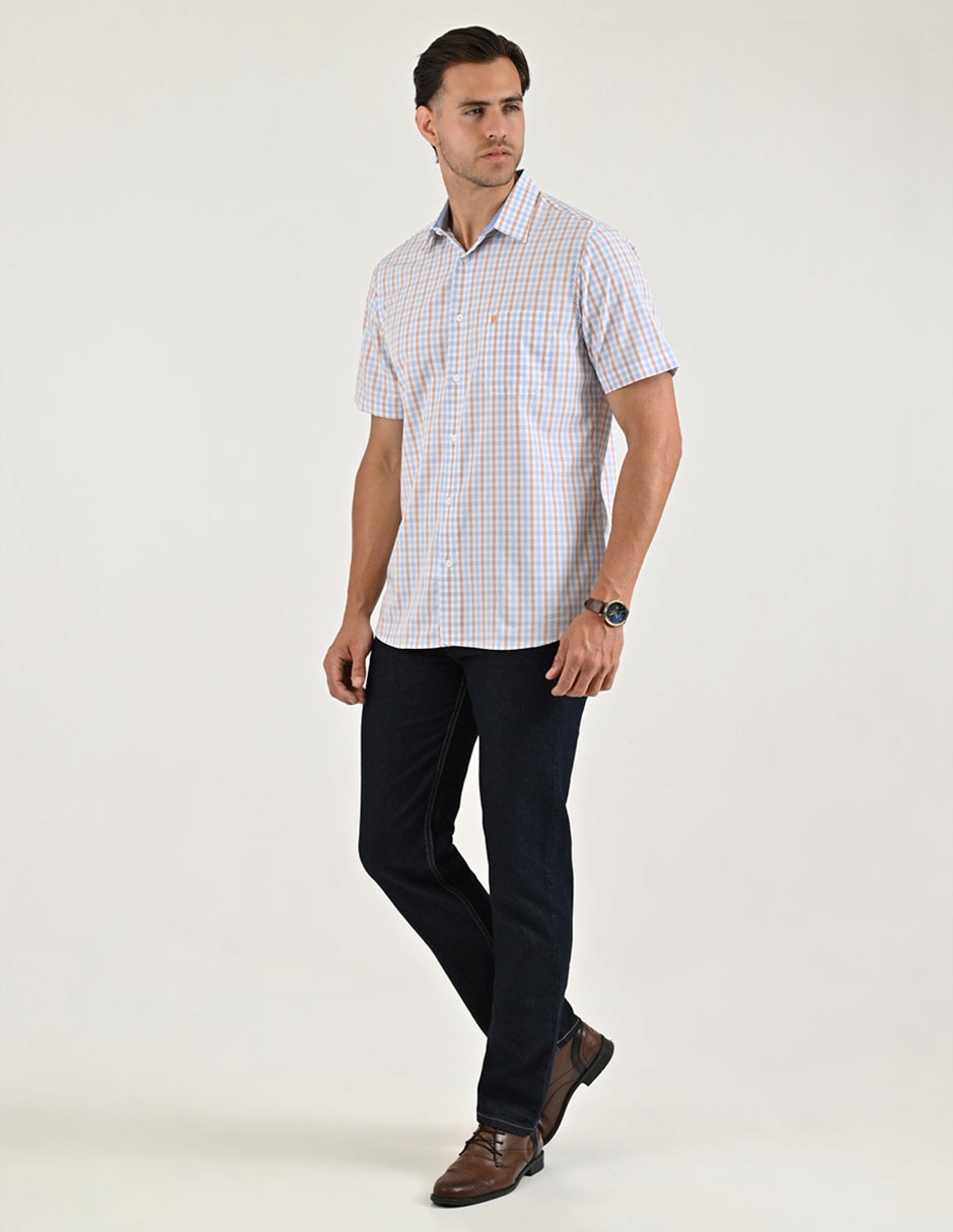 Camisa casual Yale manga corta para hombre