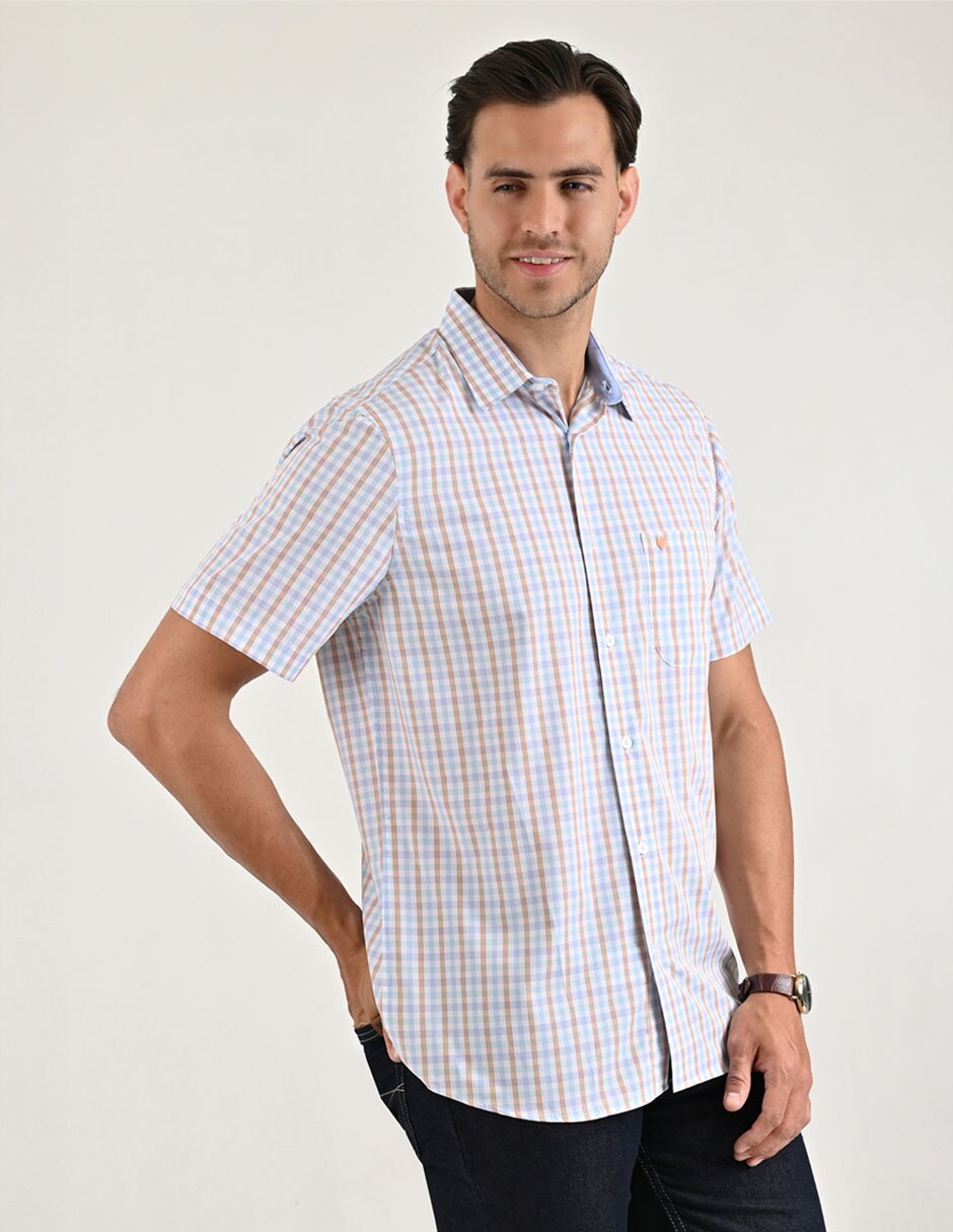 Camisa casual Yale manga corta para hombre