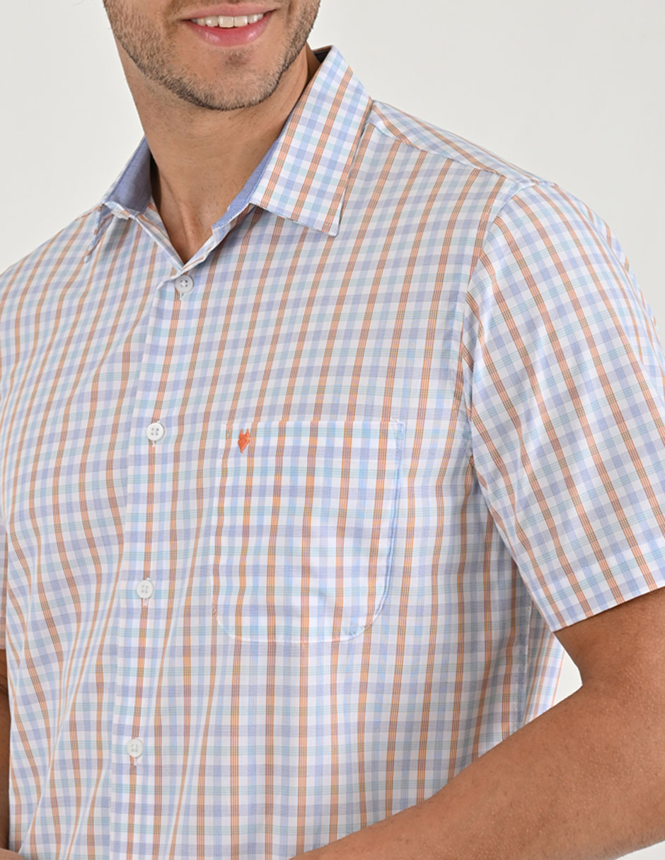Camisa casual Yale manga corta para hombre