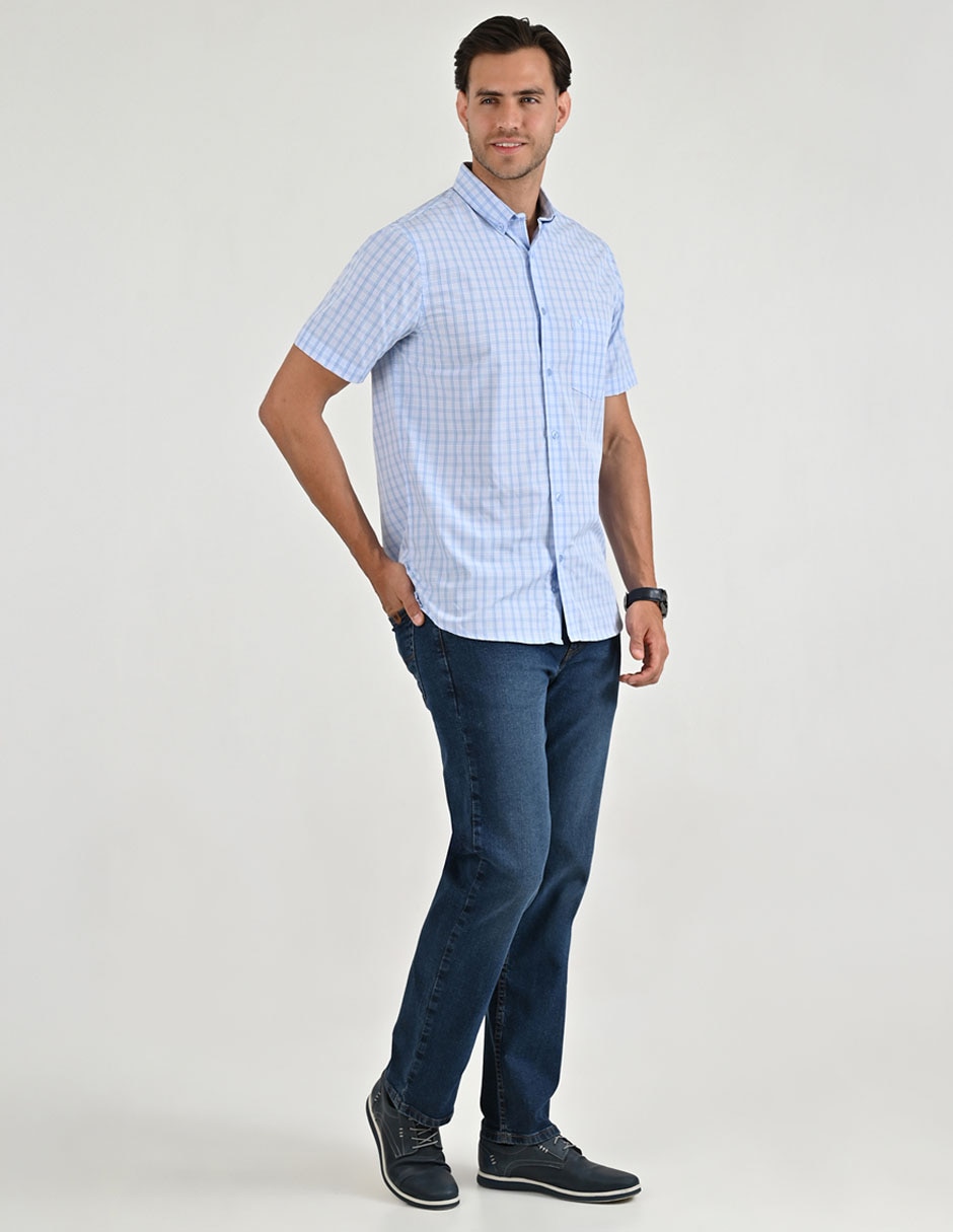 Camisa casual manga corta para hombre 3