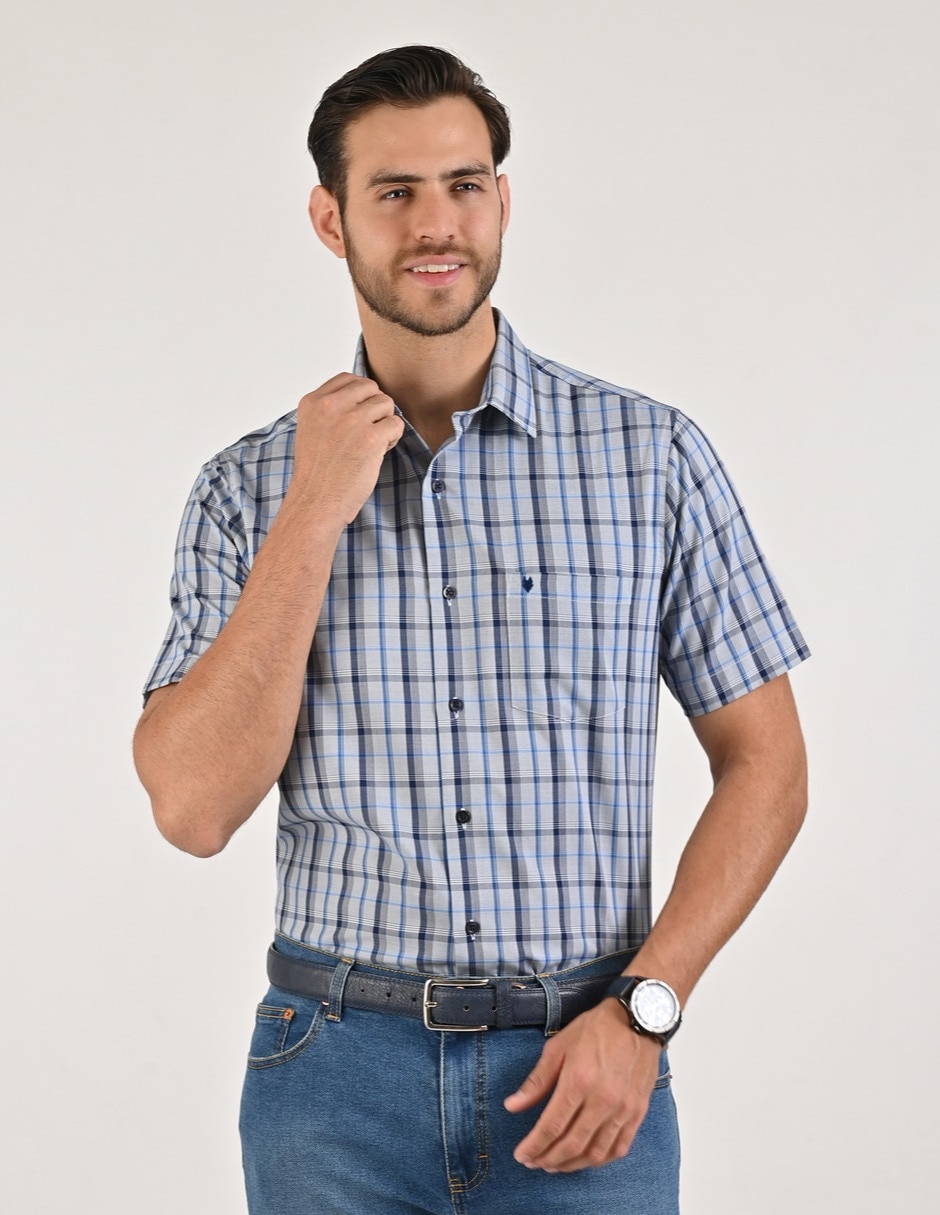 Camisa casual manga corta para hombre Camisa casual manga corta para hombre