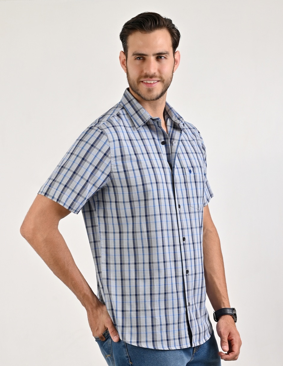 Camisa casual Yale manga corta para hombre